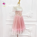 La Fille Ballet Costume Ombre Pink Romantic Tutu Dress for Coppelia