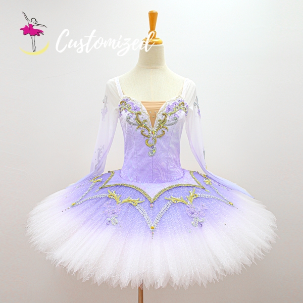 Handmade Lilac Fairy Tutu with Ombre Color Sleeping Beauty Classic Professional Ballet Tutu Nutcracker Costume