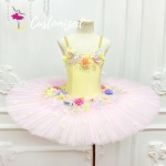 Basic Floral Ballet Tutu Aurora Princess Ballet Costume