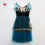 Esmeralda Ballet Costume Blue Romantic Dress for Ballerina
