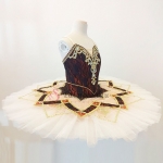 Performance Costumes In Ballet Champagne Color Competition-level #T0584